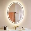 LED Wall-Mounted Bathroom Mirror - NETTLIFE - 60x80 Cm (IP44) - Anti-fog - Adjustable Intensity 3000–6500K - Aluminum Frame