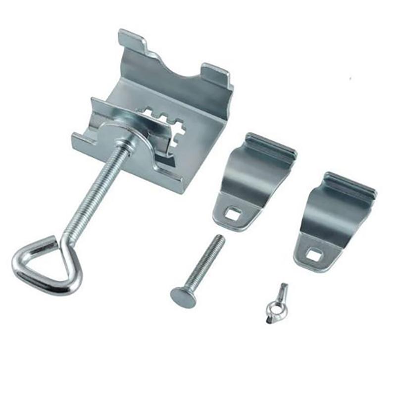 

1 шт. Зажим-подставка для зонта во дворе Сверхпрочный металлический держатель для зонта Регулируемая уличная база и крепление для зонта Зажим для стула