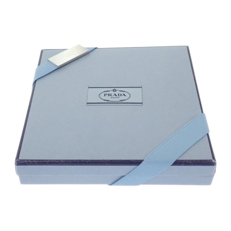 PRADA  1FF004 scarf Quartz/Beige pink silk Women