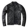 Manteau de moto en cuir véritable naturel pour homme, Slim, en peau de mouton, vêtements de motard à la mode, printemps