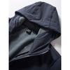 Jacket Men's 2024 New Soft Shell Windproof Waterproof Tear-Resistant Jacket Thick Warm Fleece Hoodie