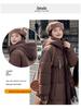 Women's Loose Fit Hooded Mid-Length Down Cotton Coat - Korean Style, Plus Size, Thickened Winter Outerwear