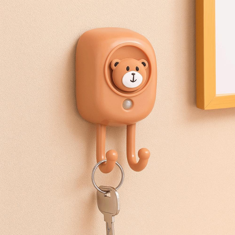 Automatic Intelligent Sensing Go Out Reminder Plastic Key Hook Smart Voice Reminder  Forget Keys