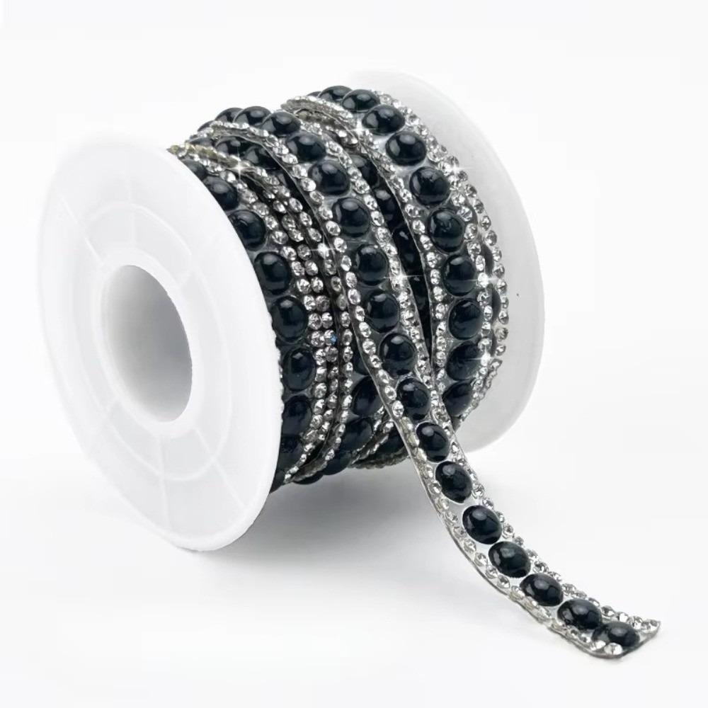 3 Yards Colorful Self Adhesive Crystal Strip Shiny Flexible Rhinestone Strip 3mm/6mm DIY Decoration Glass Rhinestone Trim