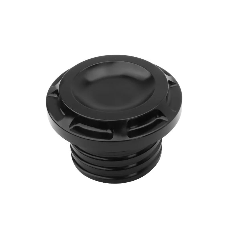 Motorcycle Fuel Gas Tank Oil Cap Vented Right-hand Thread Decorative Aluminum For Harley Sportster Road King Softail Dyna 96-up