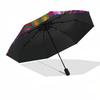 1pc Colorful Mandala Design Umbrella with Plastic Handle,Compact & Stylish,Suitable for All Seasons YS331034