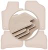 PREMIUM Beige Floor Mats For: Seat Ibiza IV 6J Hatchback, ST, Station Wagon 2008-2017