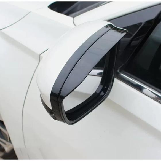 For Nissan Altima -2024 Bright black Rearview Mirror Rain Eyebrow Trim