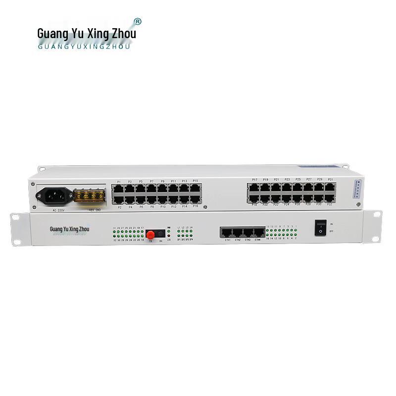 GY-16P4E Fiber Optic Telephone & Network Multiplexer