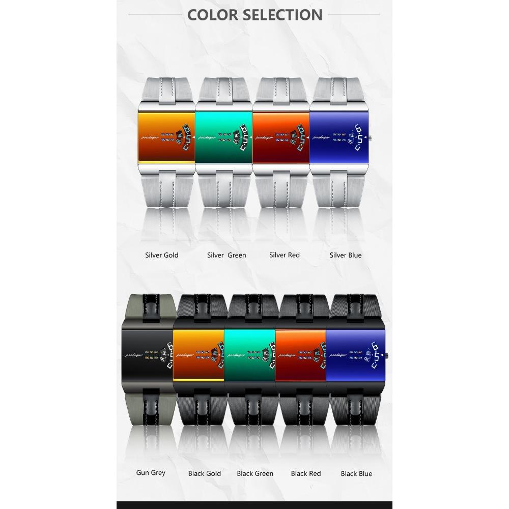 POEDAGAR High Quality Man Watch Waterproof Casual Watch Sports Leather Quartz Watches Male+Box