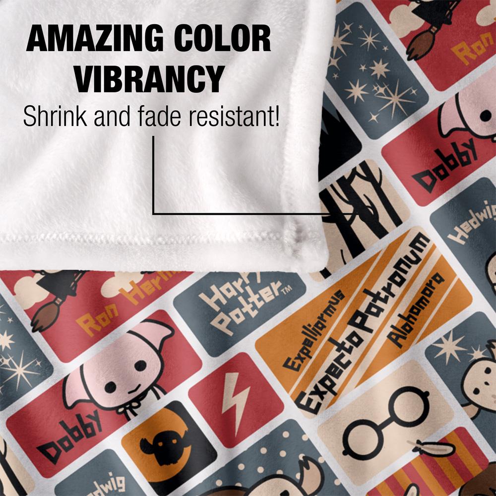 Harry Potter Chibi Characters Blanket