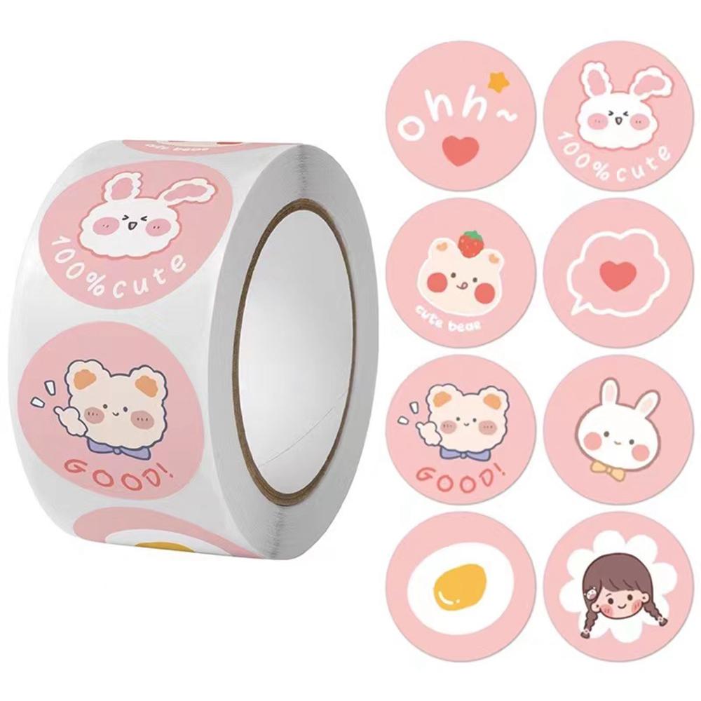 High-Standard 500Pcs/Roll High-Standard Reward Premium-Quality Stickers Top-Grade For Youngsters Top-Grade Children Superior-Grade Kindergarten
