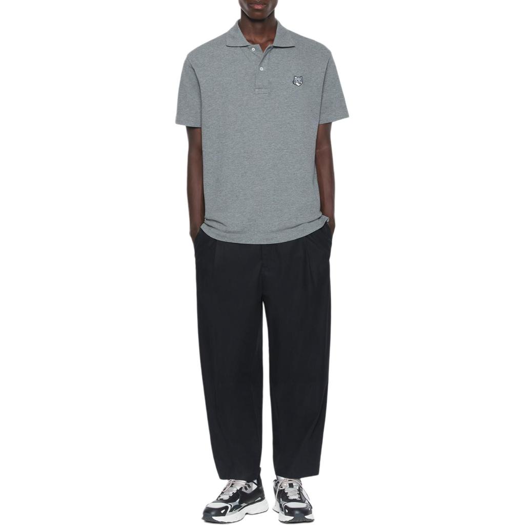 Maison Kitsune Fox Head Comfort Polo Men polo shirts PM00210KP0001-H131