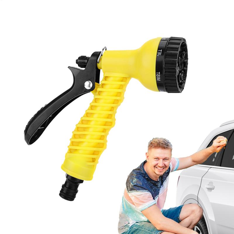 Garden Hose Nozzle Small Hose Spray Nozzle Sprayer 7 Spray Patterns Adjustable Plant Watering Nozzle Water Hose Nozzle