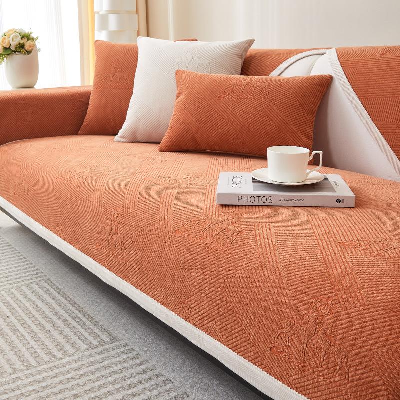 

Nordic Light Luxury Sofa Cushion, Non-Slip Seat Cushion, Universal Sofa Cover In All Seasons, Simple Modern Sofa Cover In Summer 70*70cm