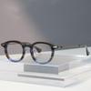 Retro Men's Full Frame Glasses with Pure Titanium Frame, Prescription-Compatible