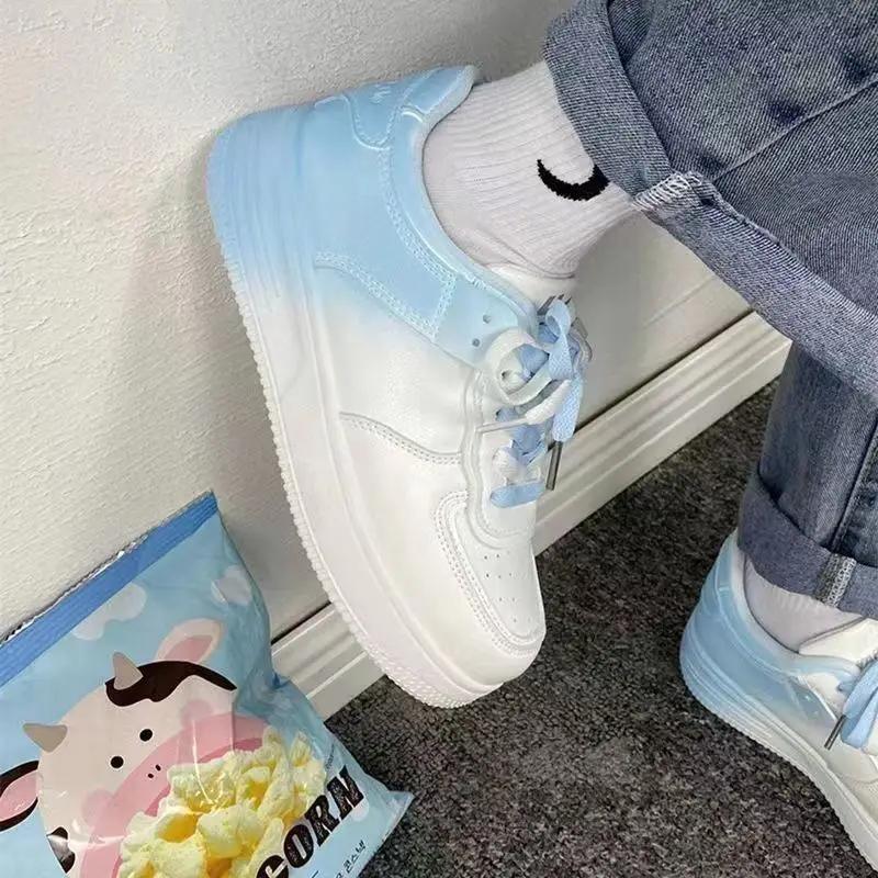 Fashion Spring Autumn High on Platform Casual Ladies Footwear Aesthetic Trends 2025 Walking Korean Comfortable and Elegant Women's Shoes