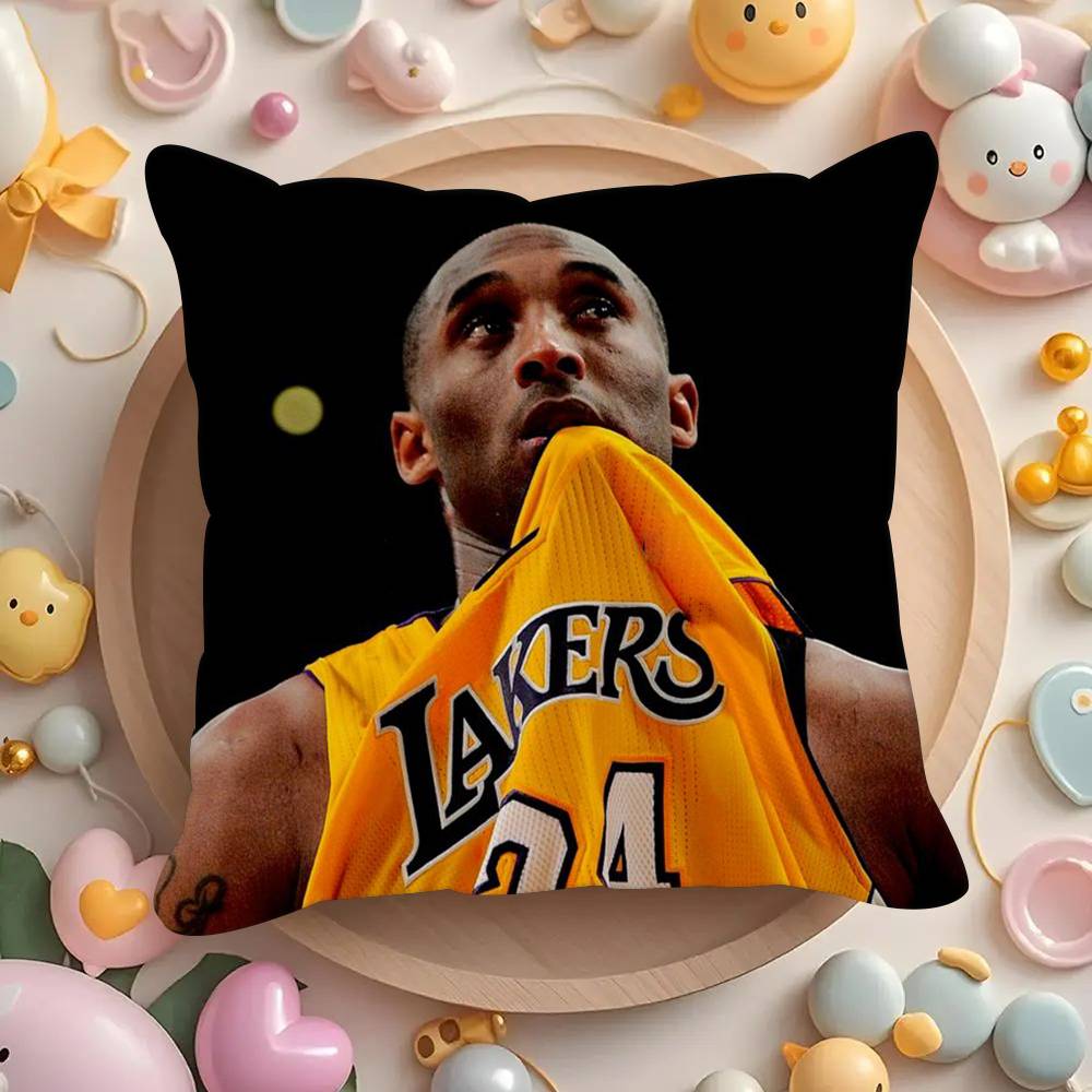 Basketball player K-Kobe COOL B-bryantes Pillowcases cushion covers living room sofas home decor gifts