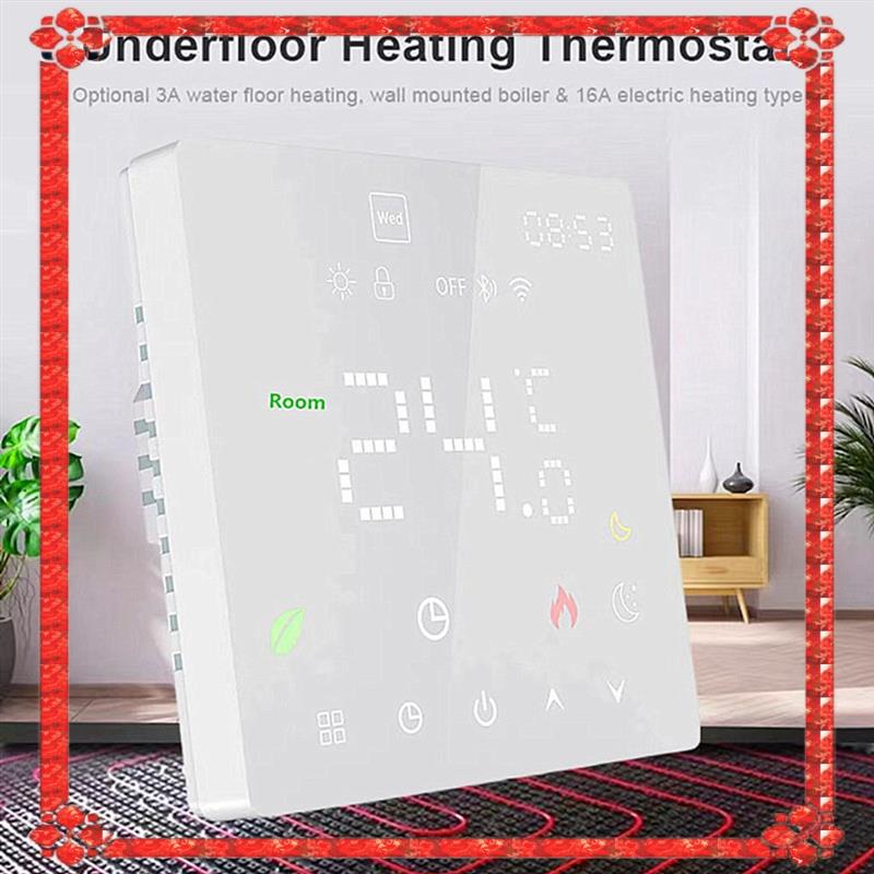 24-Hour Delivery Tuya Wifi Smart Thermostat Electric Floor Heating TRV Water Gas Boiler Temperature Voice Remote Controller 3A D
