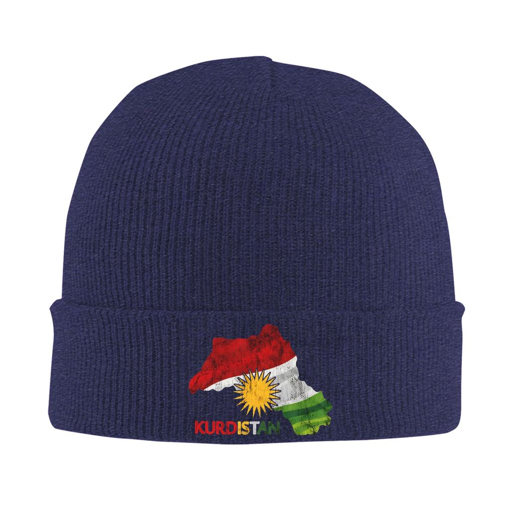 Kurdistan Flag Beanie Hats  Bonnet Hats Men Women Hip Hop Kpop Knit Hat Autumn Graphic Thermal Elastic Caps