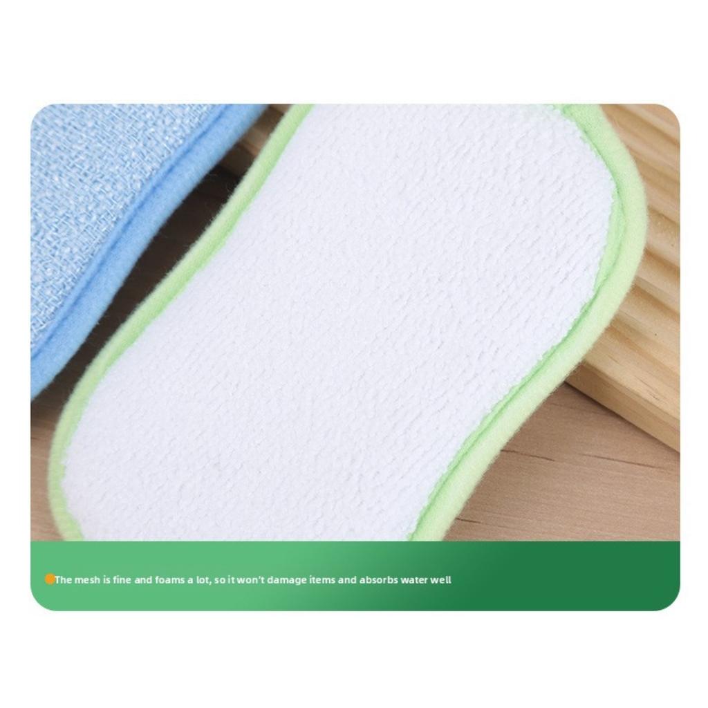 Multi Functional Sponge Wipe, Washable and Reusable, Suitable for Kitchen, Bathroom, and Washing Dishes Without Shedding Hair, with Random Colors