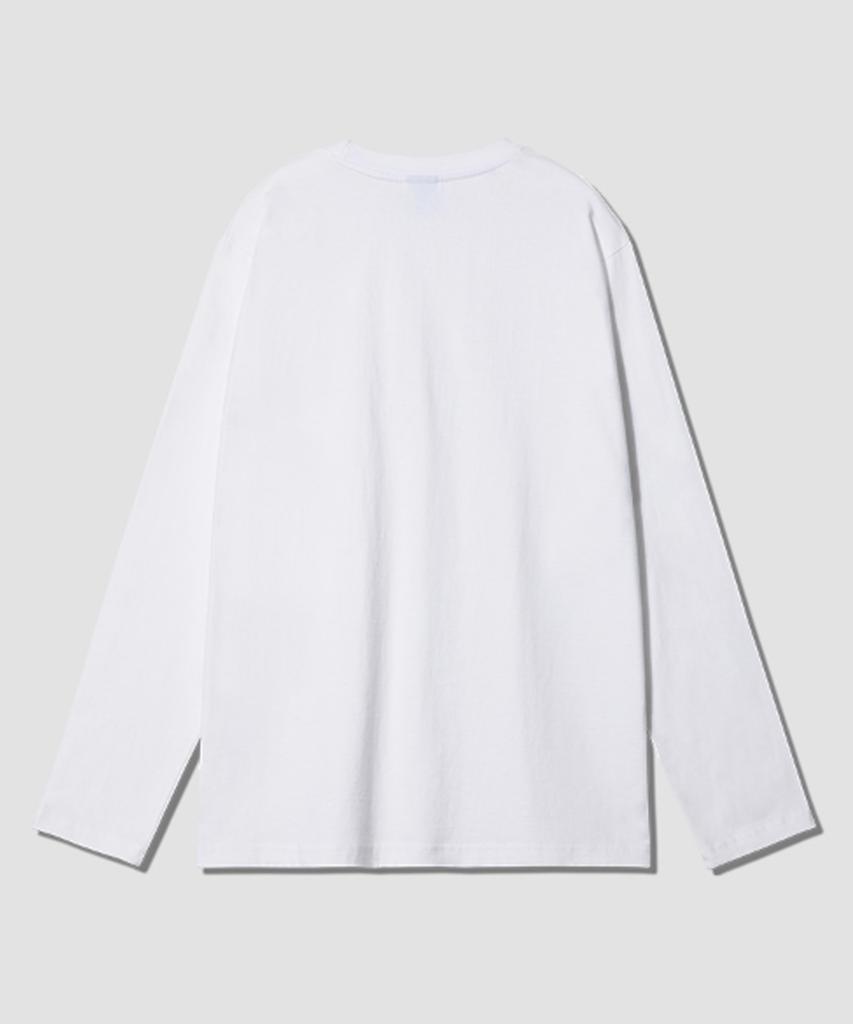 Geulaenpini Daisy Flower Regular Long Sleeve - White