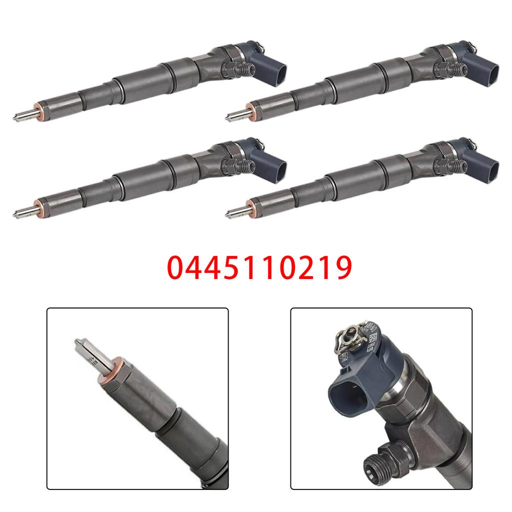 4Pcs Fuel Injector For BMW 5 Series E60 2004-2010 E61 2004-2010 0445110219