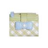 Portable Checkered Bow Wallet Multiple Card Slots Dopamine Card Bags Coin Purse Gifts