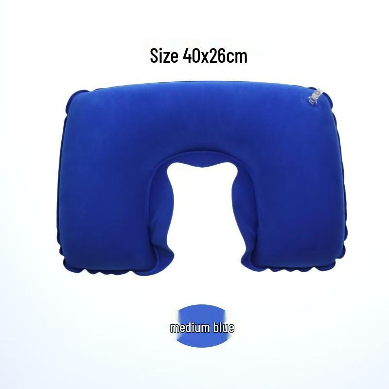 Milk Silk Inflatable U-Shaped Neck Pillow for Travel