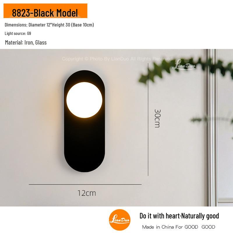 Modern American Wall Lamp for Bedroom, Living Room, or Hallway