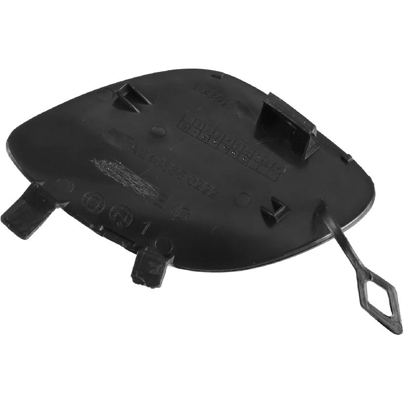 ACROPIX Front Right Car Bumper Tow Hook Cover Towing Eye Cap Fit for Mercedes-Benz E 300 - Pack of 1 Black ABS