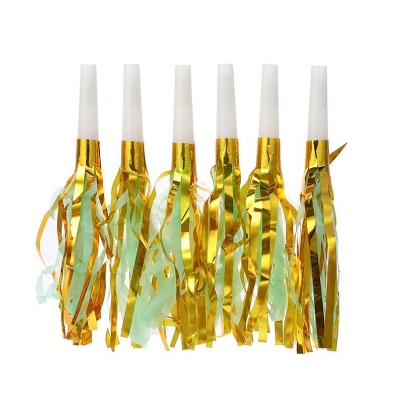 

6 шт. металлическая фольга и пластиковый ручной помпон для вечеринки в честь футбола, декор, помпон для черлидинга