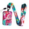 Cartoon Princess Long Rope, ID Cover, Student Card, Subway Bus Card, Work Permit Cover, Access Control Card, Anti-lost Card Cover, Pendant.
