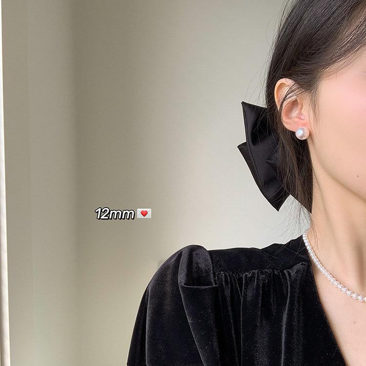 Feverins pearl stud earrings women's year new trendy earrings women's earrings temperament Korean high-end sense