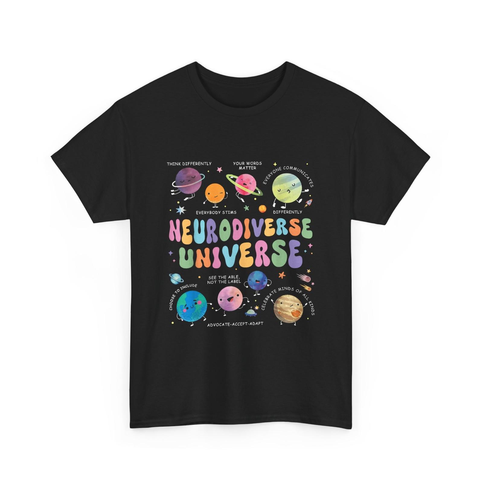Neurodiverse Universe Autism Awareness Understand Men Shirt M