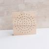 2Pcs Hole 61/81 Wooden Polishing Head Storage Board Square Save Space Nail Drill Bit Display Base 10*10cm Creativity