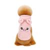 Kelina Pet Fleece New Teddy French Fighting Dog Clothes Dog Transformation Clothes Embroidered Dog Clothes