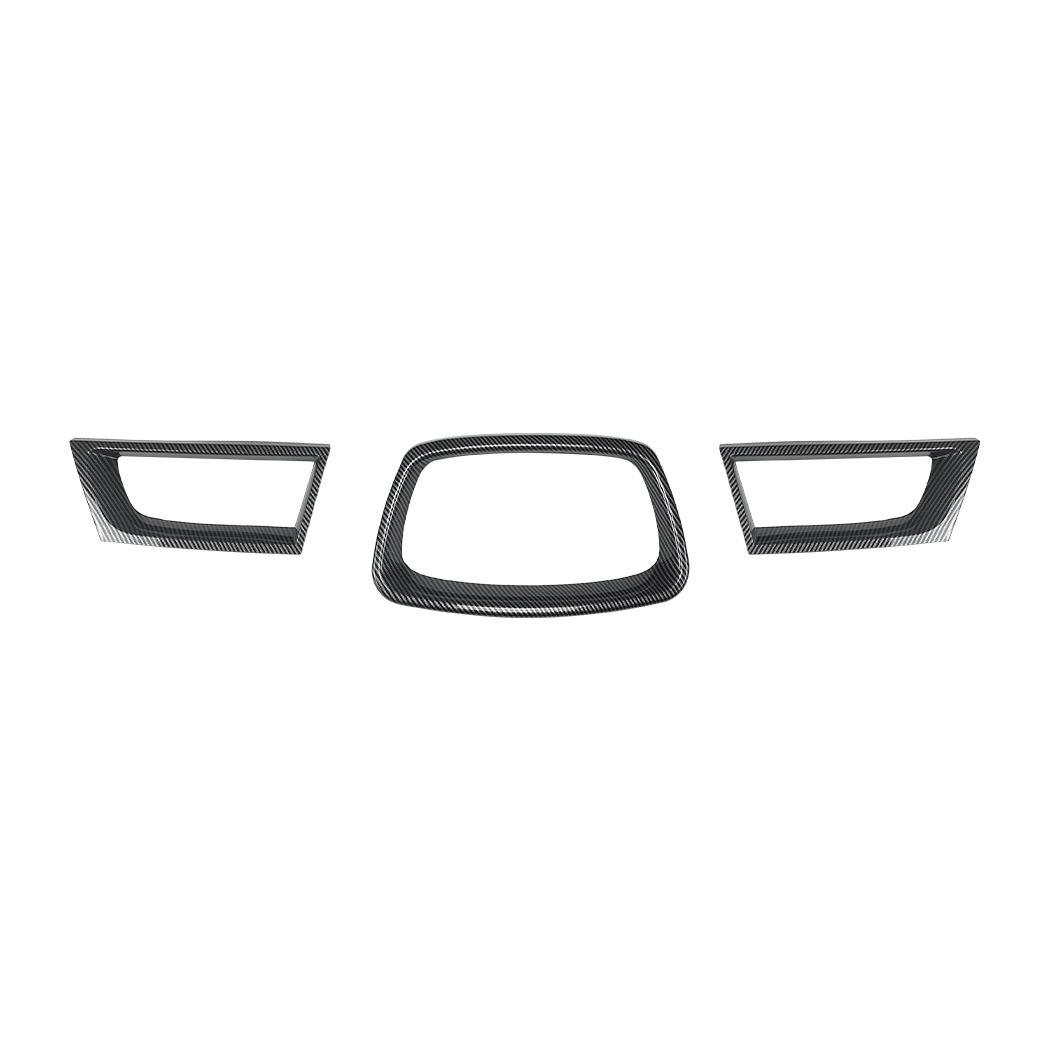 

For Subaru Impreza WRX STI 9th 2006-2007 Car Grille Front Hood Grille Racing Bumper Grill Exterior Accessories Carbon Look