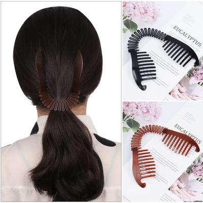 Women Headwear Hair Holding Tool Ponytail Rubber Bands Hair Braider Scorpion Type Banana Clip