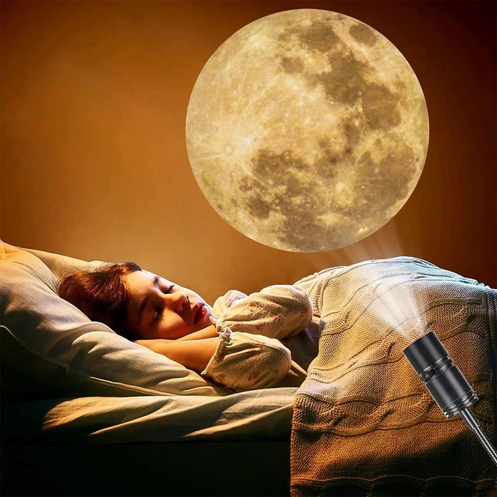 New Mini USB Moon Light Projector Led Globe Star Galaxy Lamp Night Lighting for Home Atmosphere Lighting Room Decor Wall Gift