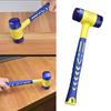 Portable Ergonomic Floor Tile Tapping Installation Hammer With Detachable Plastic Handle for Watch Repair Hardware Tool