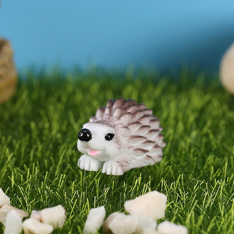 

Милые ежики из смолы для горшков с суккулентами и креативных ландшафтов