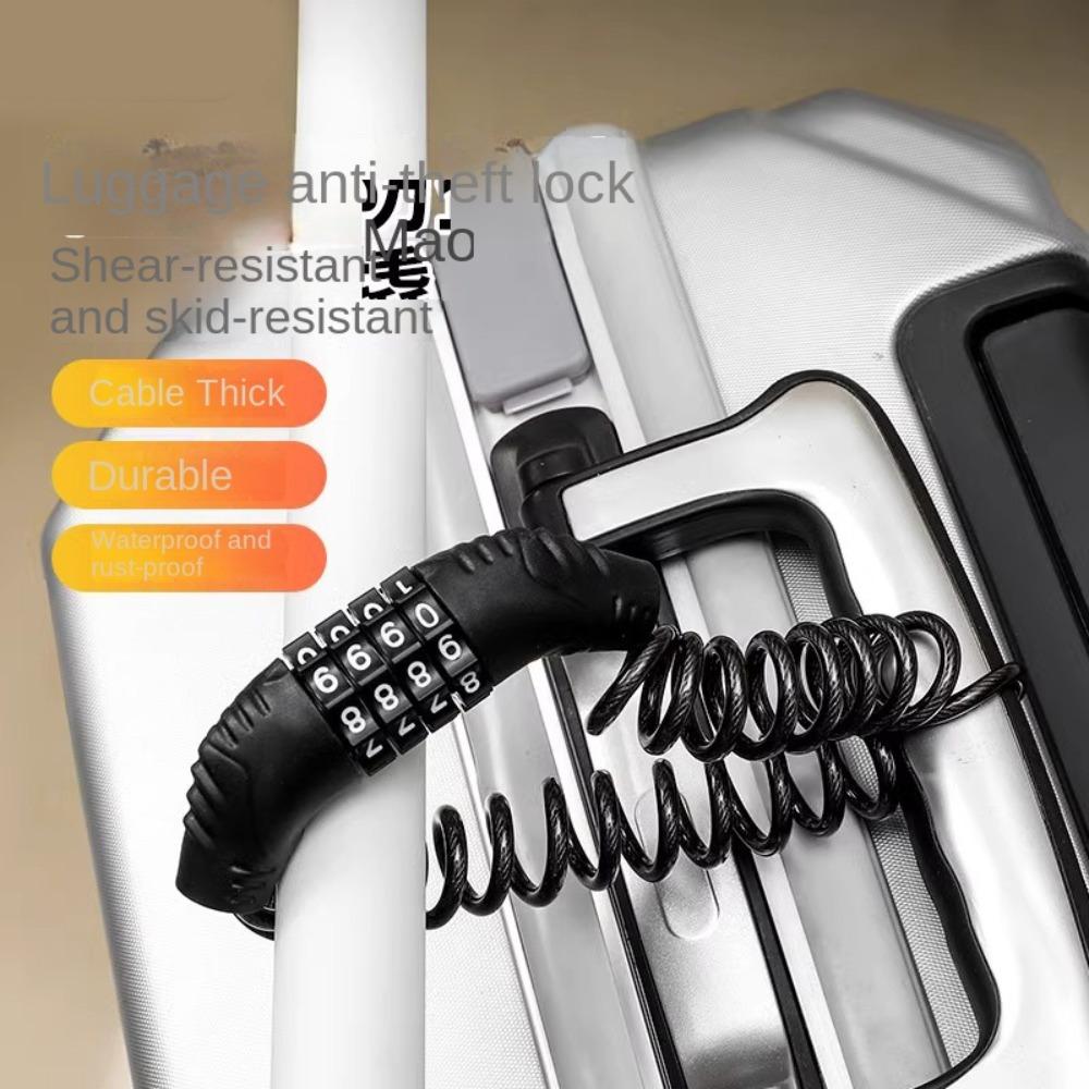 Chain Lock Password Lock Durable Zinc Zinc Alloy Padlock Practical Number Lock  Drawer