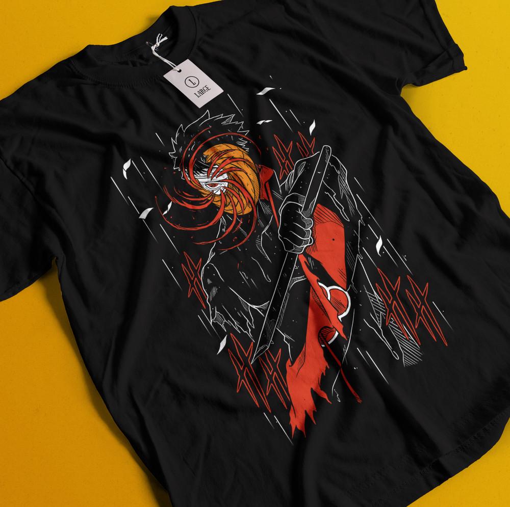 

Obito Uchiha Tshirt Itachi T-Shirt Jiraya Shirt Madara Kakashi Hinata Naruto Tee 2XL