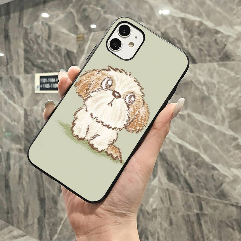 

Чохол для телефону MaiYaCa з мультяшною собакою ши-тцу для iphone 13 11 12 pro XS MAX 8 7 6 6S Plus X 5S SE 2020 XR кришка iphone 13promax