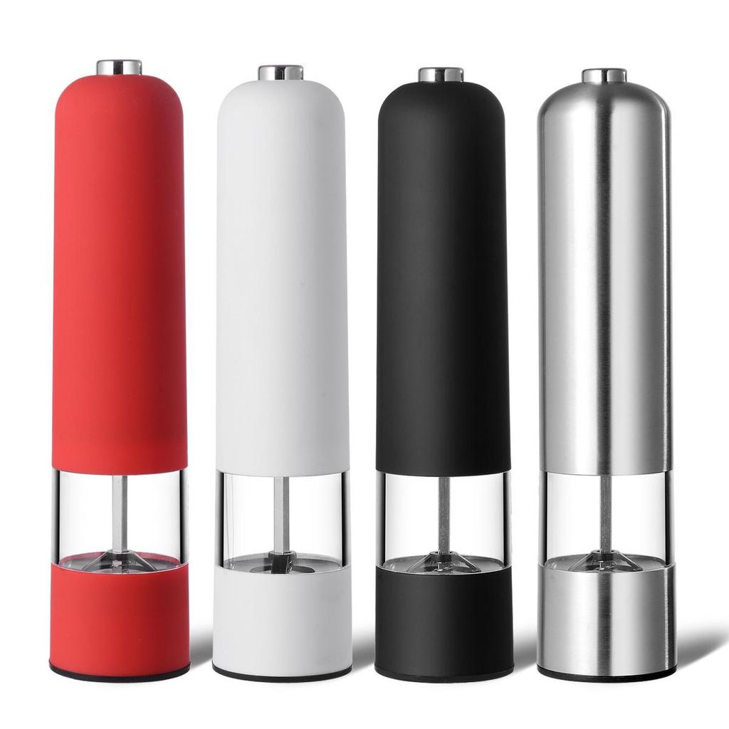 Electric Black Pepper and Sea Salt Grinder for Steak Seasoning