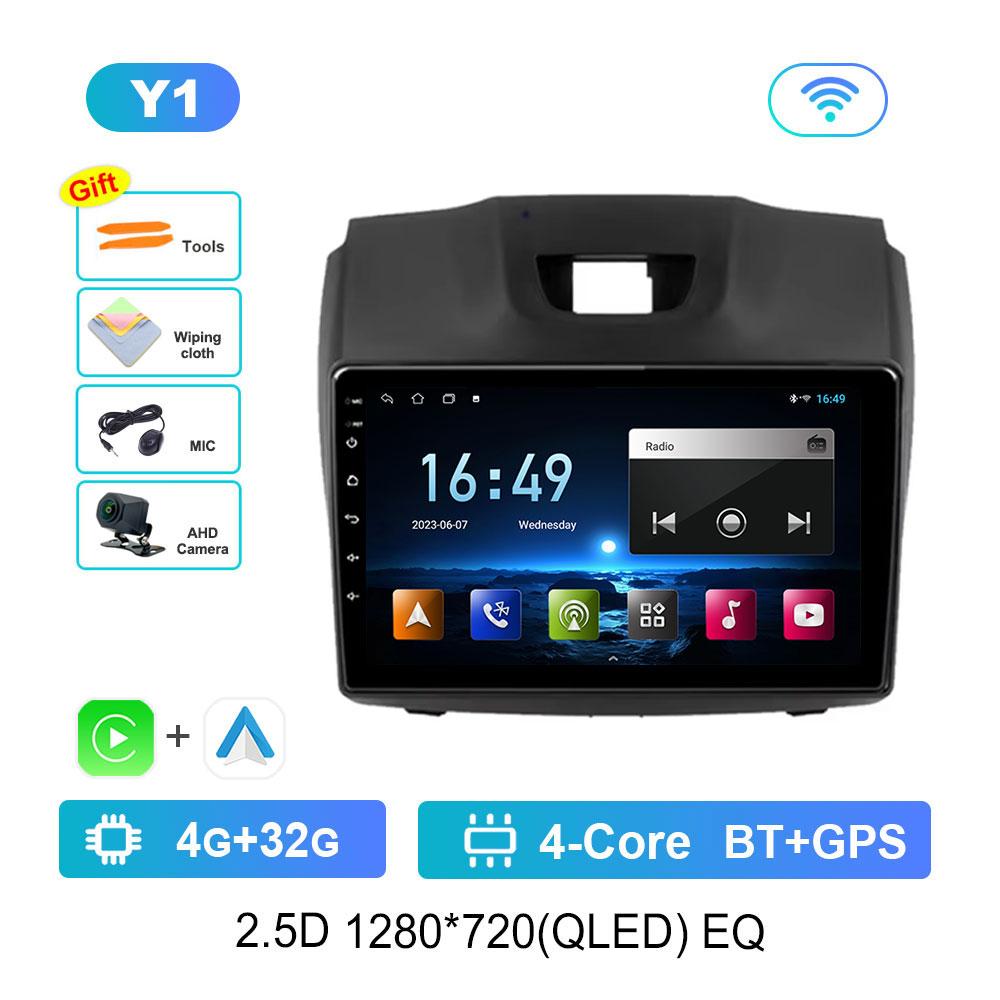 For Chevrolet Holden S10 TRAILBLAZER COLORADO ISUZU DMAX Car Radio Multimedia Player Android System DSP Stereo QLED Screen WiFi