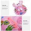 Eco-friendly Thickened PVC Animal Seat Crab Swimming Ring for 1-3 Year Olds