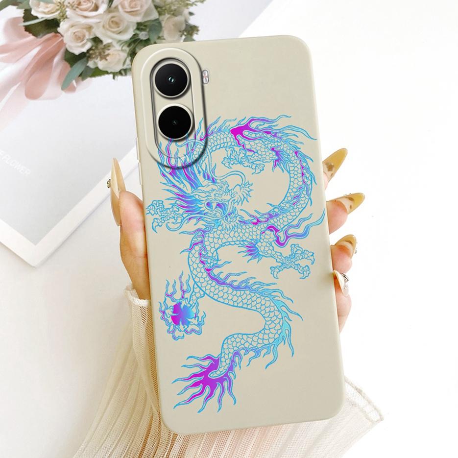 For Xiaomi Poco M7 Plus Case PocoM7 4G Pretty Girl Sunfower Painted Phone Case For Xiaomi Poco M7 Pro PocoM7 Plus 5G Soft Fundas