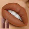Matte Mist Face Warhead Lipstick Autumn/Winter Earth Color Waterproof Eyeshadow Gradual Blending Perfect 2-in-1 Lip Liner Lip Combo
